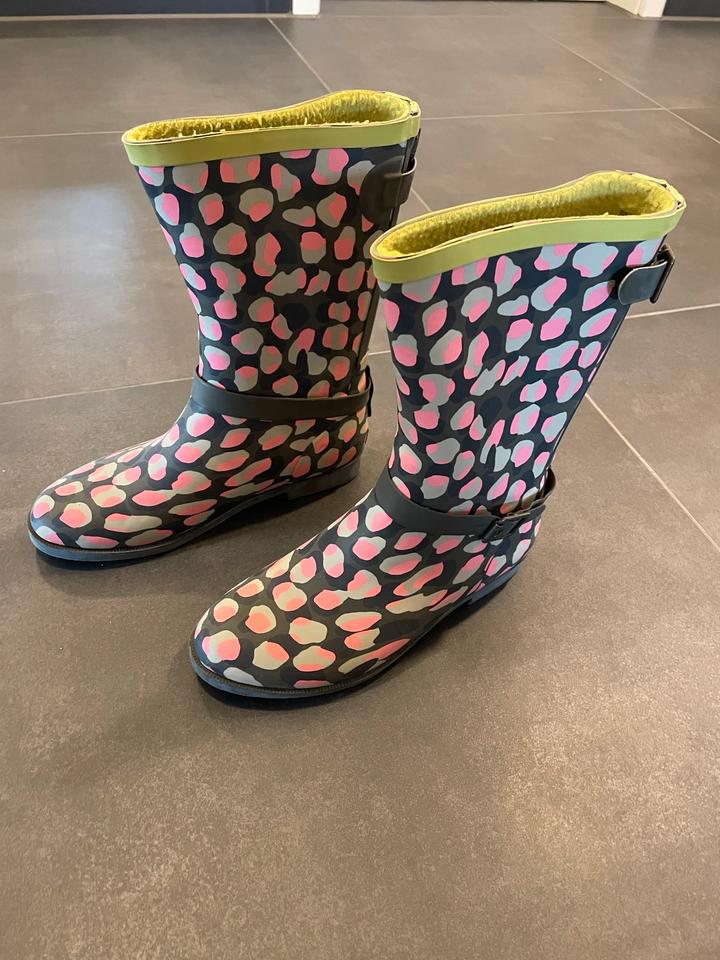 Boden Gummistiefel Regenstiefel Leo pink camouflage Gr. 38 in Erbendorf