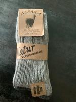 Wollsocken mit Alpaka Gr.39-42 Grau /Anthrazit NEU Brandenburg - Letschin Vorschau