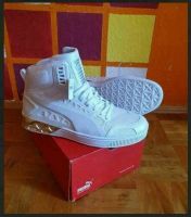 PUMA Hi White Gold Chrome 42 ORIGINAL TRINOMIC Schuh Sneaker Samp Hessen - Michelstadt Vorschau