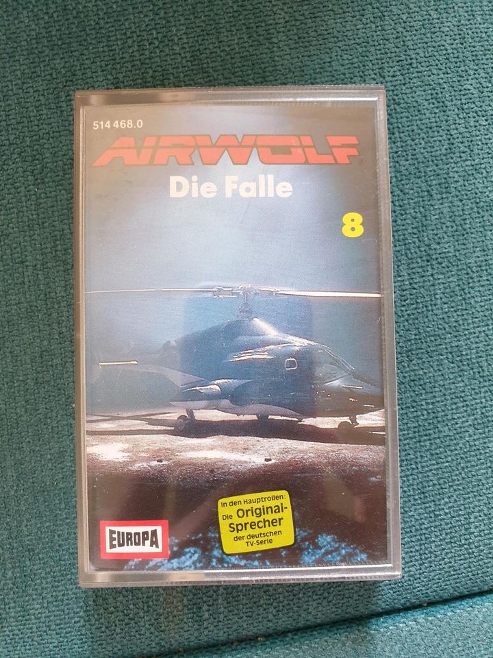 Hörspiel Kassette Airwolf Folge 8 Die Falle in Weilerswist