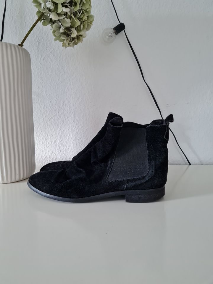 Görtz Chelsea Boots Schwarz Gr. 39 Wildleder in Osnabrück