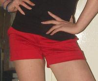 Rote Sommershorts, Shorts, Hotpants, Gr. 34 Nordrhein-Westfalen - Haan Vorschau