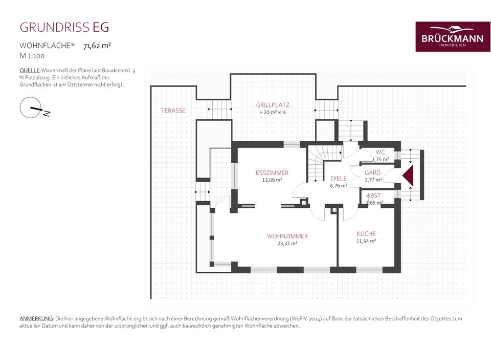 Zeitlos elegant & hochwertig renoviert: Ihre neue Stadtresidenz/Praxis/Kanzlei in repräsentativer Lage! in Grünstadt