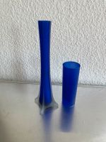 2 Glas-,  Blumenvasen matt blau Nordrhein-Westfalen - Dülmen Vorschau
