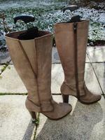 Tamaris Lederstiefel mit Verstellbarem Schaft Gr.39 Bayern - Gersthofen Vorschau