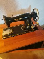 Pfaff 31 Nähmaschine retro mit Schrank Bayern - Mindelstetten Vorschau