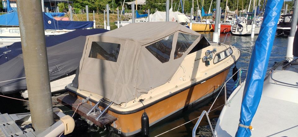 Shetland Motorboot mit neuer Bodenseezulassung und Trailer in Villingen-Schwenningen