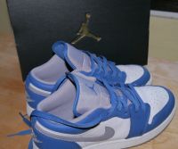 Nike Air Jordan 1 Low Sneaker Gr. 38  Blau-grau  Top Zustand Nordrhein-Westfalen - Gummersbach Vorschau