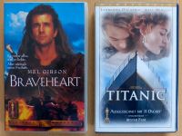 Braveheart, Mel Gibson, Titanic, Leonardo DiCaprio, Winslet,2 VHS Hessen - Habichtswald Vorschau