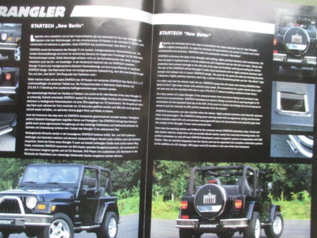 Startech Jeep Wrangler New Berlin Katalog broschüre in Minden