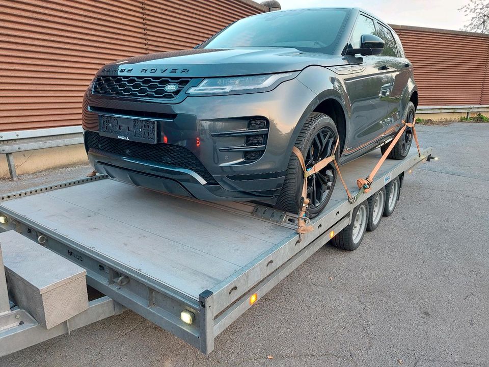 Anhänger MIETEN VERMIETUNG Autotransporter 3,5tXXL Tridem Trailer in Kahla