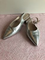 Slingpumps Ballerina Silber Gr 41, Phillip Hardy Hamburg - Bergedorf Vorschau