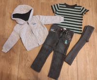 Set Sweatjacke, Jeans, T-Shirt und gefütterte Leggings Gr. 98 Sachsen - Schildau Vorschau