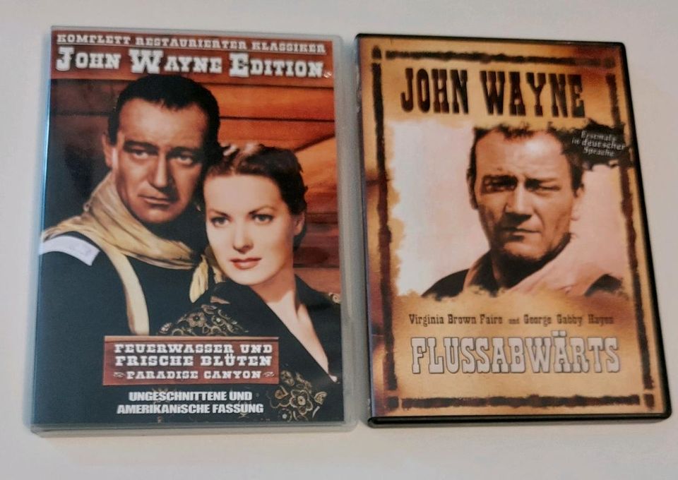 DVD John Wayne 4 DVDs in Harsewinkel - Marienfeld