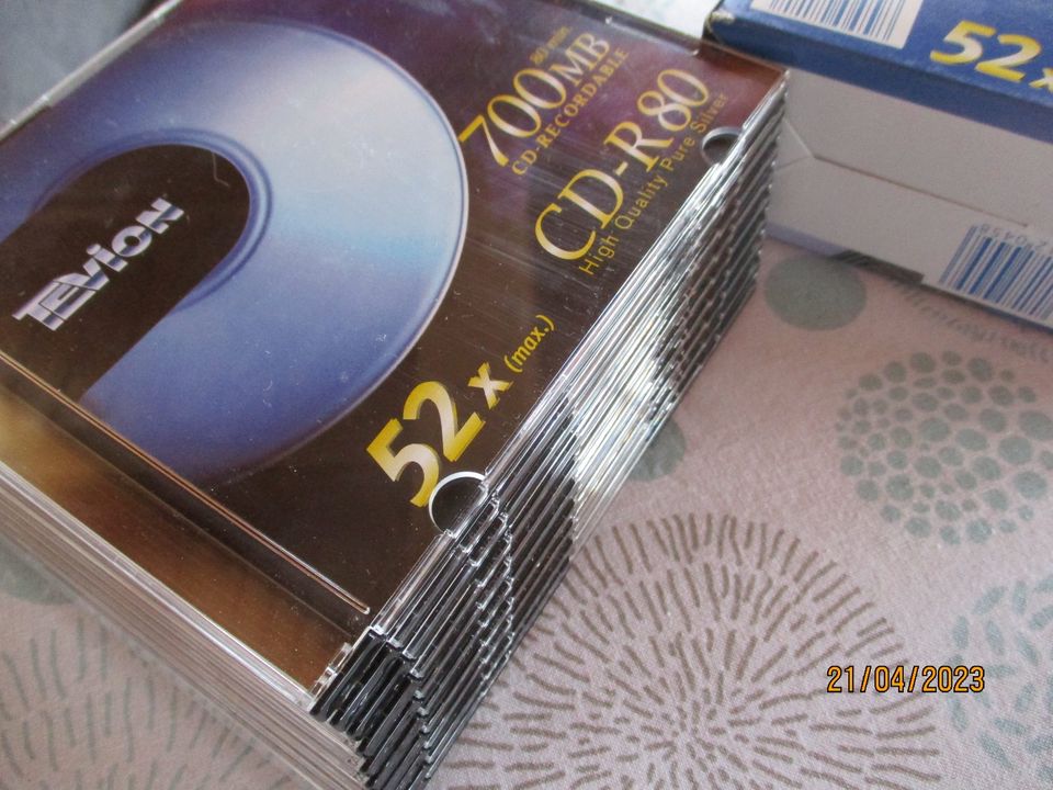 CD-R 80 700 MB Tevion 10 Stck. NEU Originalverpackung in Freyung