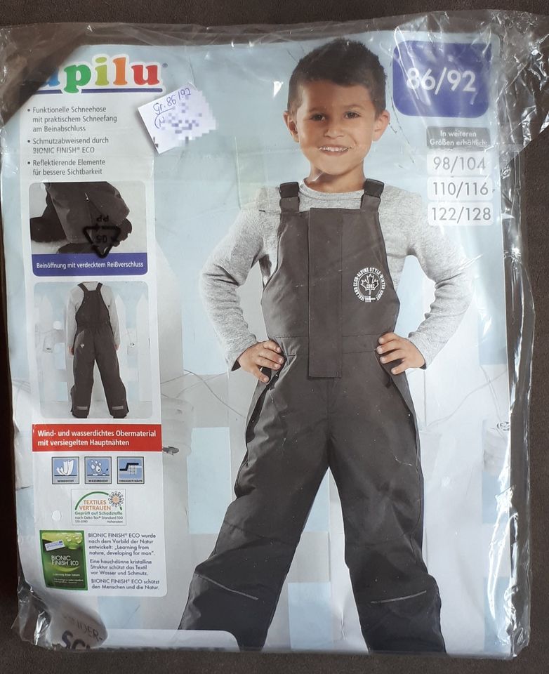 Schneehose neu!!/ Größe 86/92 Jungen/ originalverpackt in Wüstenrot