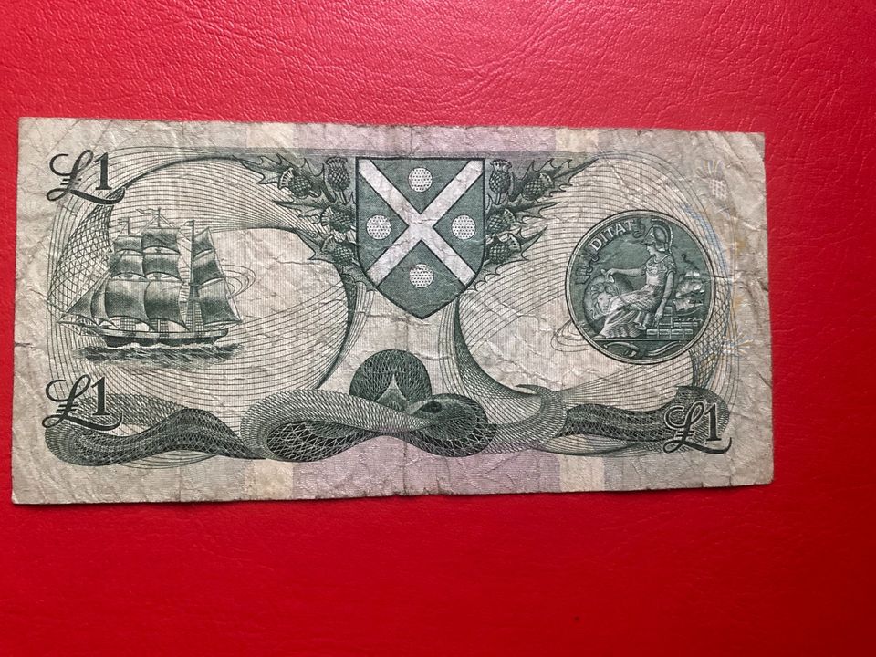 Schottland Scotland 1 Pfund Pound Banknote Bank Of Scotland 1986 in Lübeck