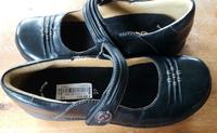 Clarks, Leder, Halbschuh, Klettverschluss, Gr. 4,5, schwarz Berlin - Neukölln Vorschau