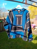 Mexikanischer Hoodie, blau, schwarz, Peyote Nordrhein-Westfalen - Ahaus Vorschau