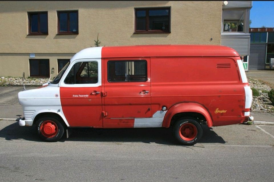 Ford Transit Mk1 Mk2 Oldtimer Ex Feuerwehr in Horb am Neckar