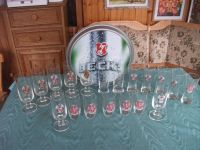 Becks - Biergläser - Konvolut mit Tablett, 23 Stück, Mecklenburg-Vorpommern - Torgelow Vorschau