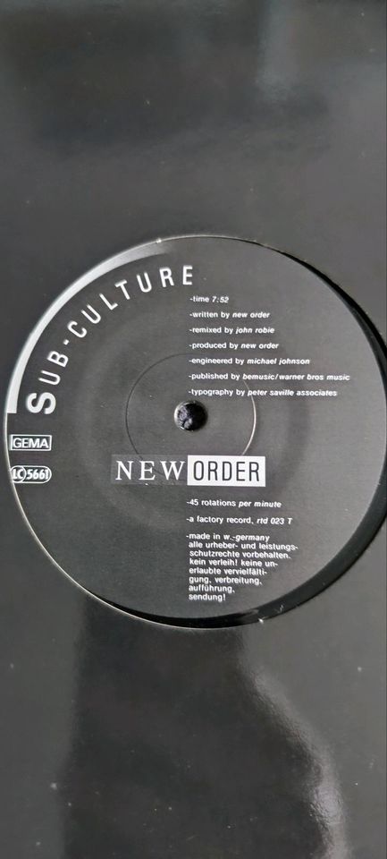 Vinyl New Order Konvolut 5 Platten in Schloß Holte-Stukenbrock