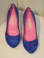 ♥♥ Pumps High Heels Gr.37 Buffalo royalblau ♥♥ Hessen - Schlüchtern Vorschau