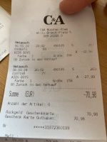 C&A Gutschein im Wert von 70,98 Euro für 65 Euro München - Trudering-Riem Vorschau