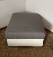 Hocker / Sitz Lederimitat weiß 100x80x45cm Nordrhein-Westfalen - Oer-Erkenschwick Vorschau