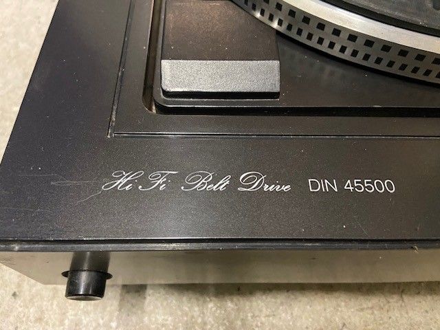 Plattenspieler Hi Fi Belt Drive DIN 45500 - Teller dreht sich :-) in Stuttgart