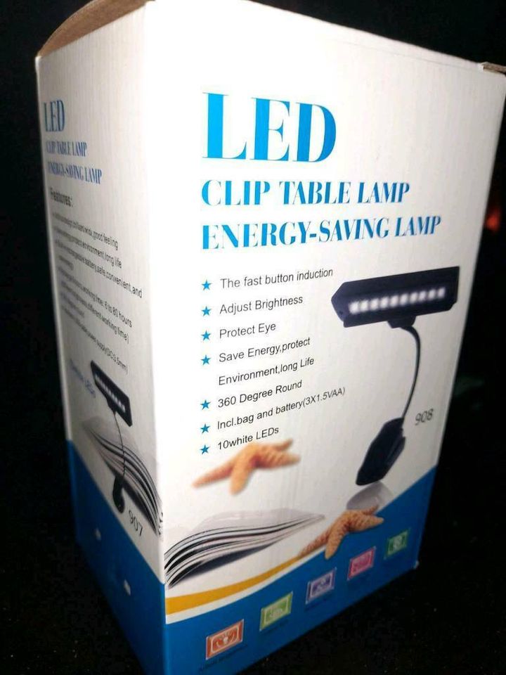 LED Notenpultleuchte Leselampe Clip Lampe neu in Umpferstedt