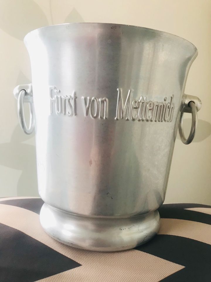 Fürst von Metternich Sektkühler Flaschenkühler Aluminium in Winsen (Luhe)