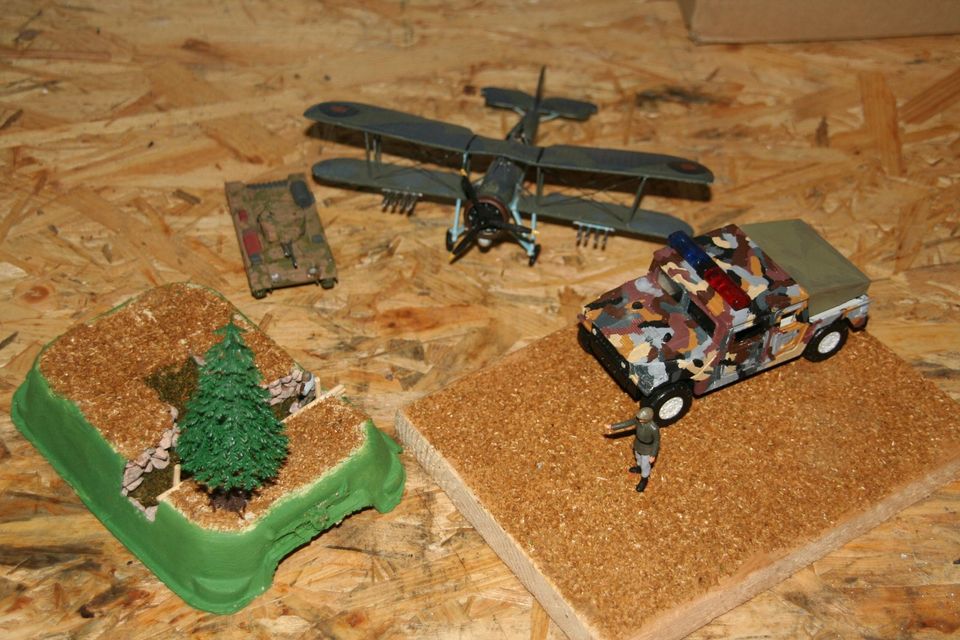 Diorama, Modellbau, Armee, Camouflage, Krieg in Berlin