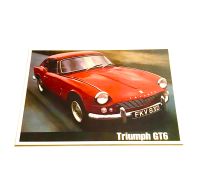 TRIUMPH GT6 1966 UK PROMO AD CARD! Jaguar Maserati Renault Alpine Pankow - Prenzlauer Berg Vorschau