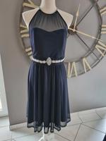 s.Oliver festliches Kleid Glitzer blau Gr. 36 + Bolero Niedersachsen - Tostedt Vorschau