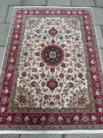 Wunderschöner Tabriz Perserteppich Wolle & Seide Beige 215x155cm Hamburg-Mitte - Hamburg Altstadt Vorschau