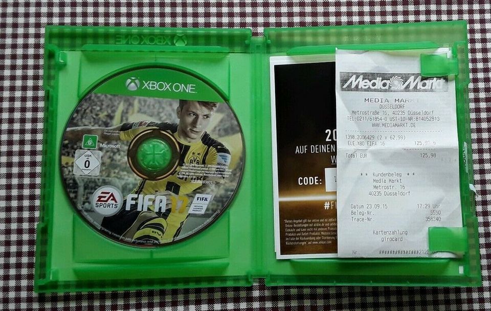 ♤ XBOX ONE FIFA Spiele 17 / 18 im Set inkl.Versand in Aitrang