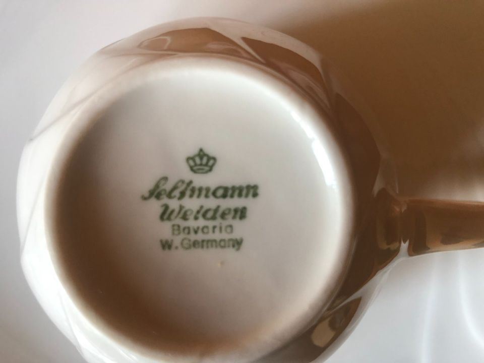 Kaffeeservice Porzellan weiß 11 Gedecke Seltmann Weiden in Aschaffenburg