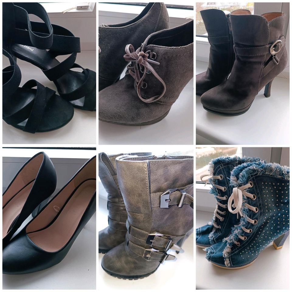 Schuhe, Damen Stiefel Stiefelette High Heels Pumps Sandalette in Lambrechtshagen