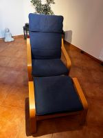 IKEA POÄNG Sessel, Buche, Bezug marineblau St. Goarshausen - Patersberg Vorschau