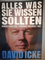 Buch, Alles was Sie wissen sollten! David Icke! Bayern - Knetzgau Vorschau