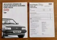 Prospekt + Preisliste Ford Fiesta MK 2 Sondermodell Holiday 1984 Niedersachsen - Hildesheim Vorschau