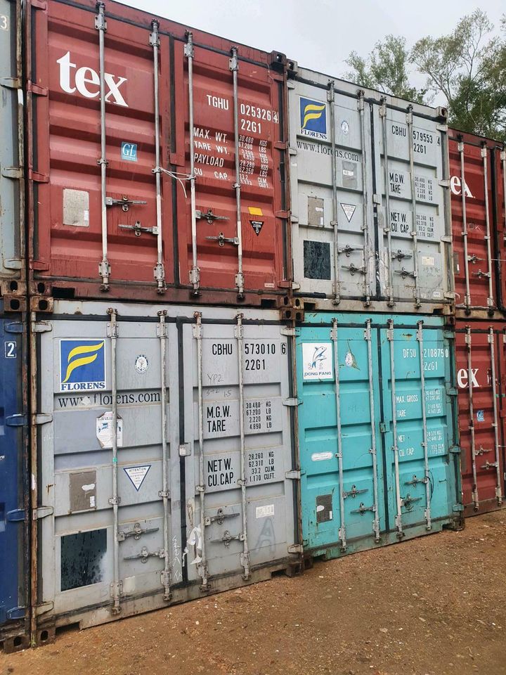 Lagercontainer, Seecontainer gebraucht 20 Fuß ca. 6x2,5m in Bad Doberan