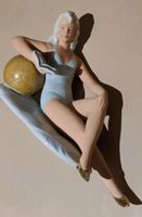 Akt Frau Pin Up Sonnenbad Wagner & Apel vintage Porzellan Figur Nordrhein-Westfalen - Lemgo Vorschau