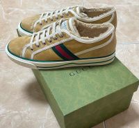 Gucci Tennis 1977 Herren Schuhe Sneaker Original Fell Suede Leder Hessen - Raunheim Vorschau