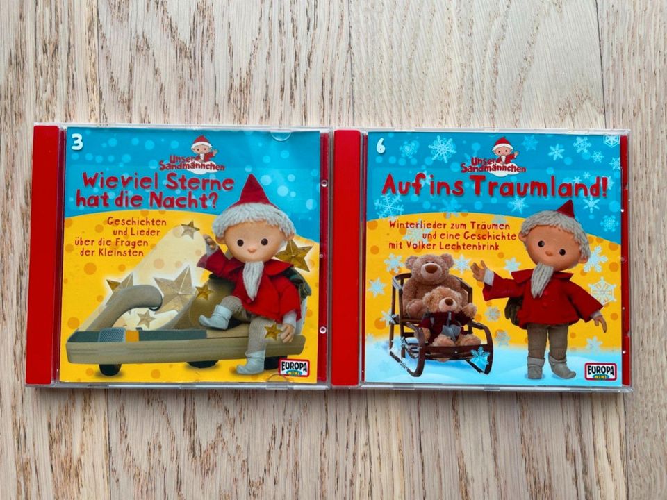 2 Sandmännchen CDs Hörspiel/Musik für kl. Kinder zum Einschlafen in Stuttgart