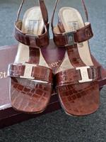 Aigner Sandalen Gr.38 Leder Vintage Bochum - Bochum-Nord Vorschau