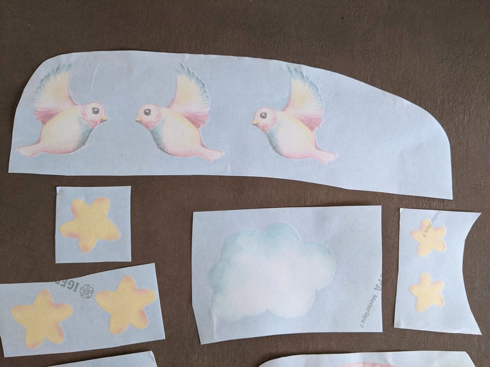 Wandtattoo Kinderzimmer - Heißluftballons mit Tieren – Sterne in Reinheim