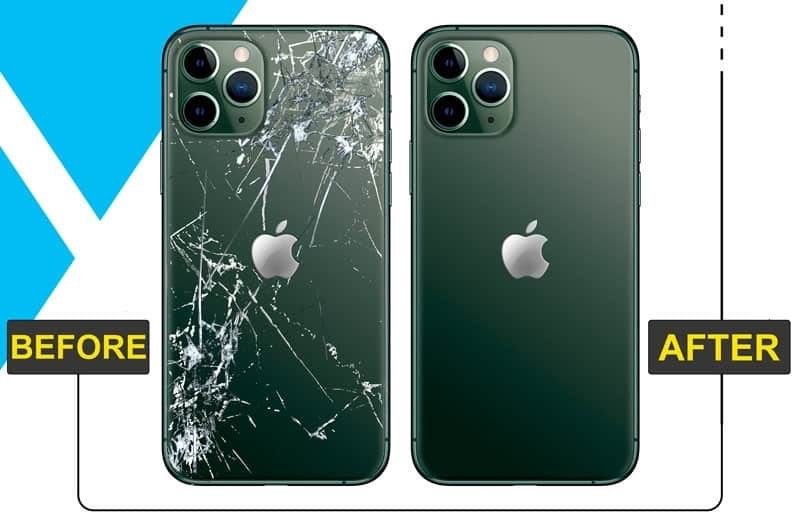 Iphone Akkudeckel Backglas Reparatur 13/12/11/ X/Xs/8plus /11pro in Berlin