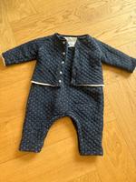 Petit Bateau Baby Set Latzhose Jacke blau Sterne 6m 56 62 Nordrhein-Westfalen - Bad Lippspringe Vorschau